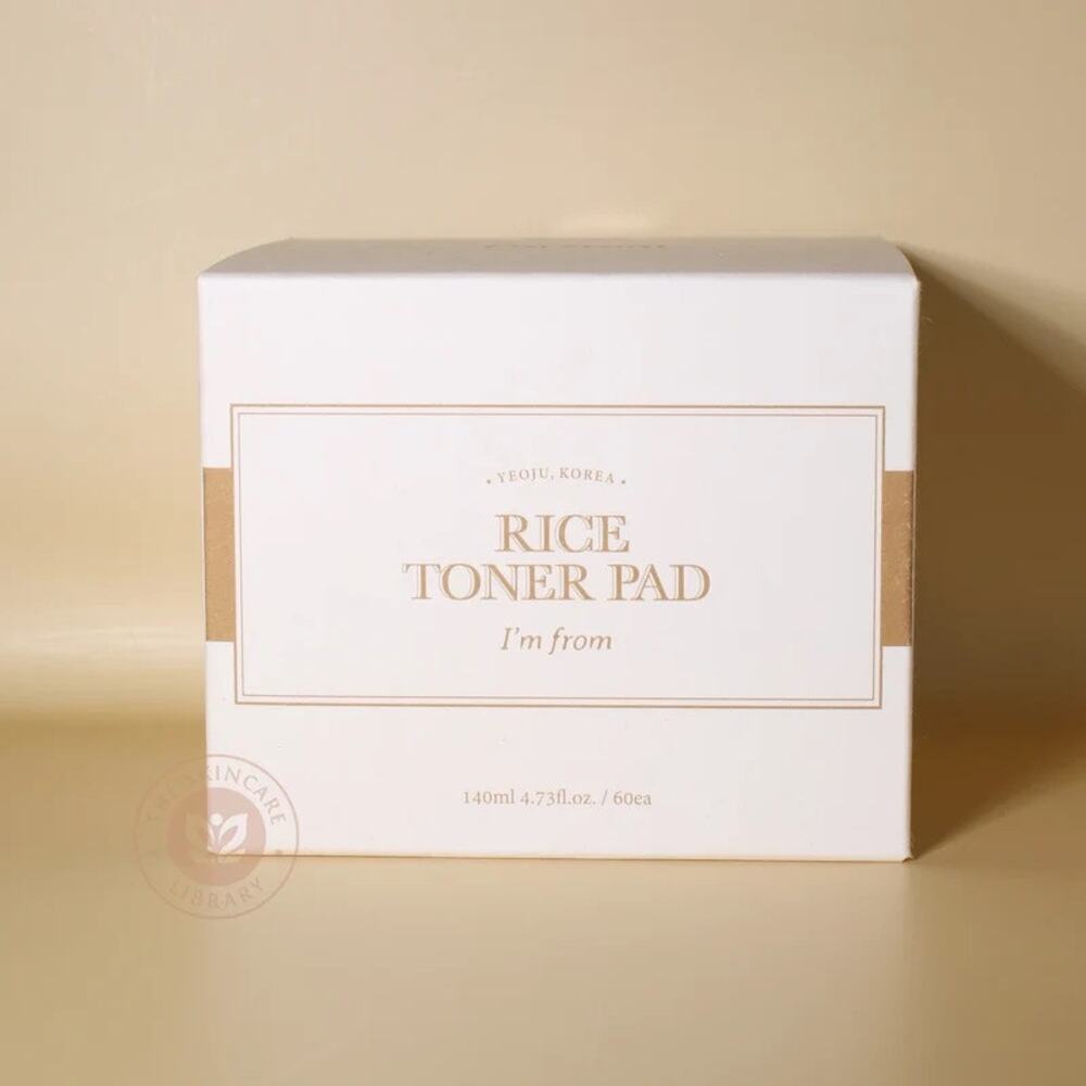 NIB I'm From Rice Toner Pad (60 Pads / 140ml) – K-Beauty Brightening